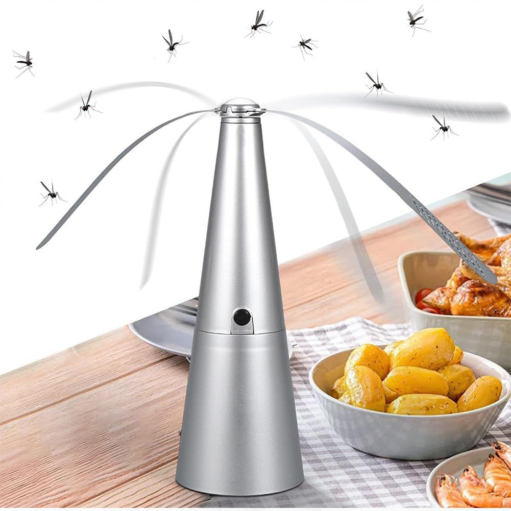 1/2PCS Fly Repellent Automatic Fan Fly Fans Pest Repellent Table Fan Repellent Keep Flies Away Protector Tool Battery/USB Powere