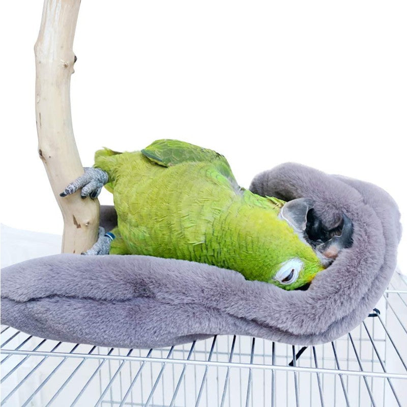 Ninho Manta Xale Quente de Inverno para Pássaros, Tenda Suspensa para Pequenos Animais de Estimação, Decoração de Gaiola para Periquito, Agapornis, Calopsita