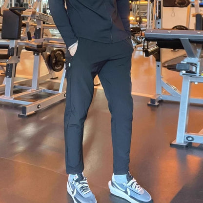 Men's American Long - sleeve Fitness Outerwear for Cycling, Running, Training – Quick - dry, Slim - fit, Elastic