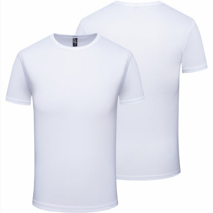 Quick-drying T-shirt Custom Logo Breathable Sports Top Embroidery Personalized Logo Team Activity T-shirt Print Pattern 2025