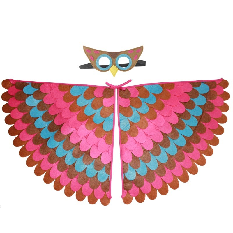 Kids Animal Costume Birds Felt Wings Fun Cosplay Halloween Costumes Butterfly Wing
