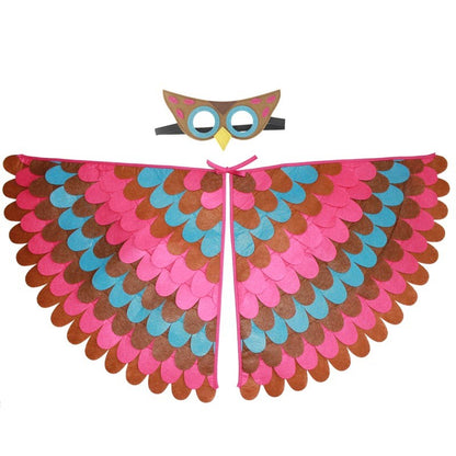 Kids Animal Costume Birds Felt Wings Fun Cosplay Halloween Costumes Butterfly Wing