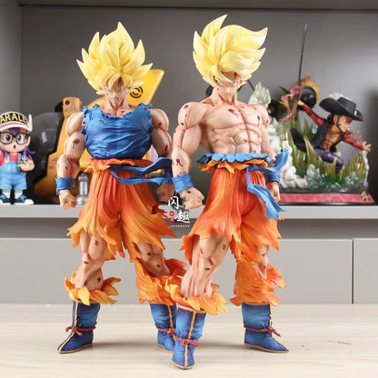 50CM Dragon Ball Breaking Circle Broly Figure Estátua JT Irmão Super Saiyajin GK Modelo de Estátua Ornamento Presente para Menino
