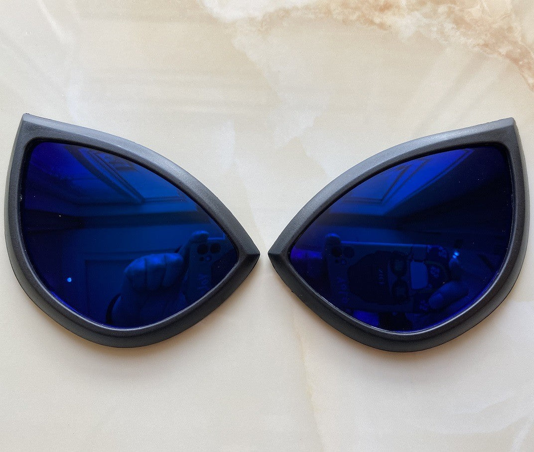 Movie Cosplay Lens Accessories For Super Bodysuit Full Mask Eyeglass Stereoscopic Color Light Halloween Carnival Party Prop Gift
