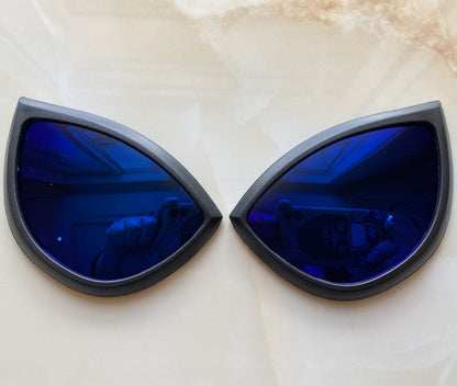 Movie Cosplay Lens Accessories For Super Bodysuit Full Mask Eyeglass Stereoscopic Color Light Halloween Carnival Party Prop Gift