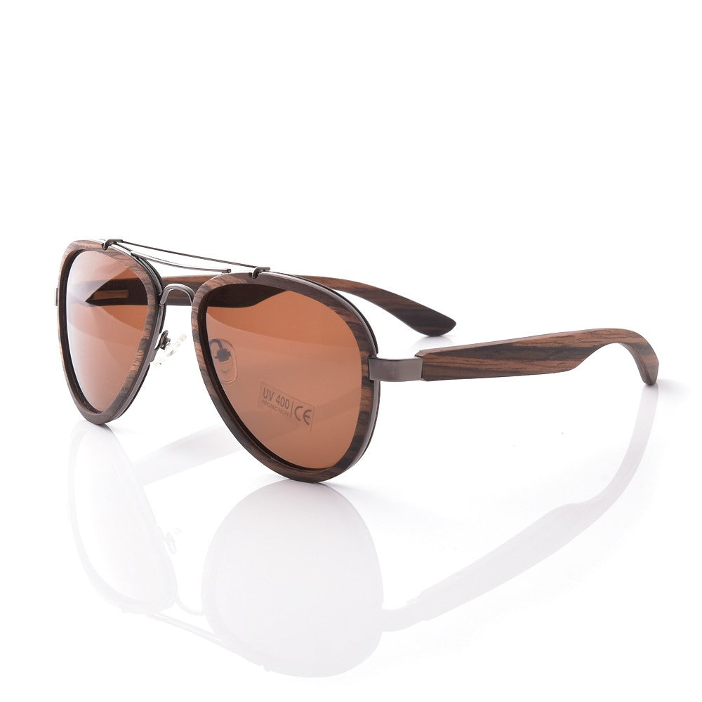 Oversized Aviator Sunglasses Wood for Men Polarized Sun Glasses Women 2022 Luxury Brand Shades UV400 High Quality