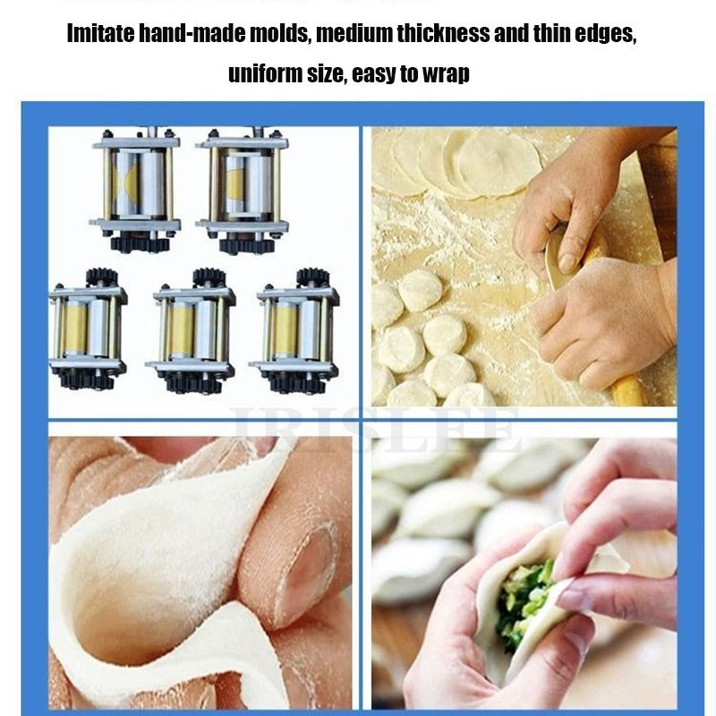Máquina Elétrica para Fazer Massa de Dumpling Roti Wonton, sem Desperdício, Eletrodoméstico de Cozinha para Uso Doméstico