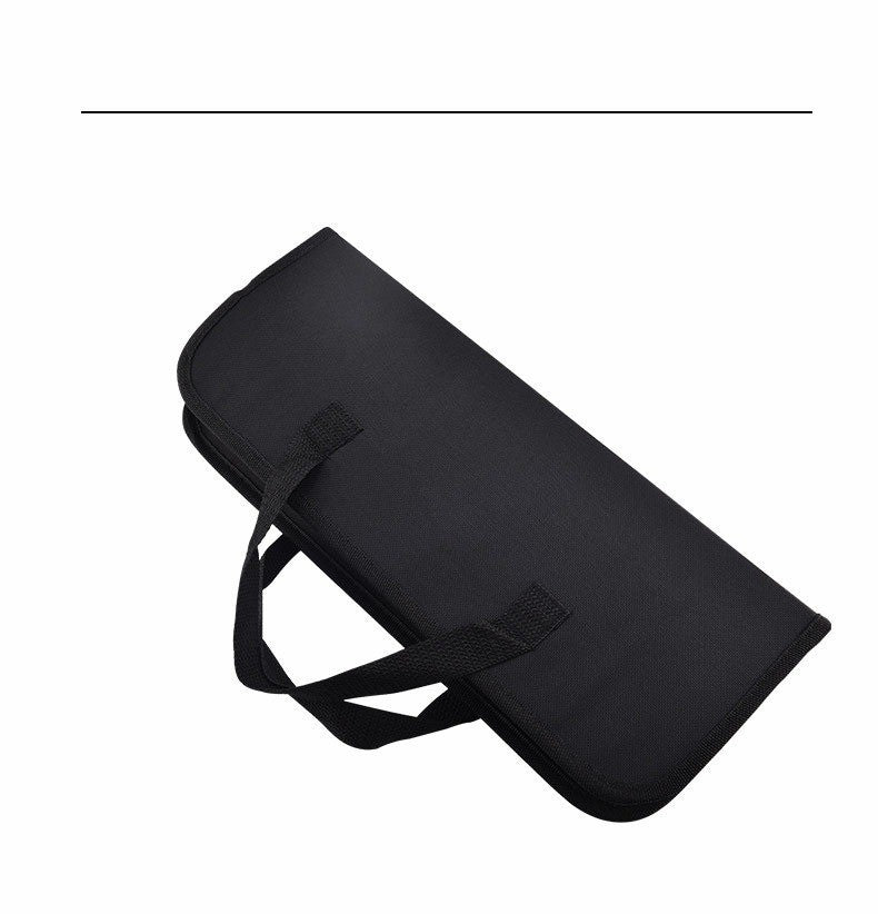 Stainless Steel BBQ Tool Set - Portable Grill Utensils in Oxford Cloth Bag, Complete Outdoor Cooking Kit for Camping &