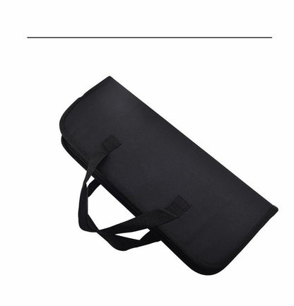 Stainless Steel BBQ Tool Set - Portable Grill Utensils in Oxford Cloth Bag, Complete Outdoor Cooking Kit for Camping &