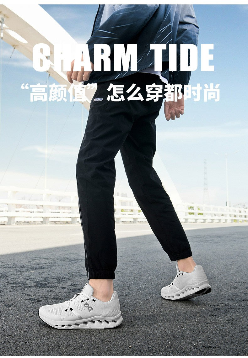 New Running Shoes Men Mesh Lightweight Flat Outdoor Gym Jogging Shoes Comfortable Original Tennis Shoes Cushioning Sneakers Man