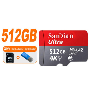New 1TB Memory Card 2TB 128GB  Micro tf sd Card 512GB High Speed Class10 256GB SDCard 100MB/s TF Card original sd memorycard