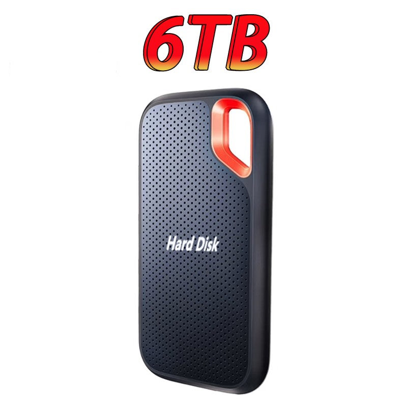 Portable SSD External Hard Drive 4TB USB3.2 Type-C External Storage Compatible with Laptop/PC/Mac Shockproof Plug&Play Hard Disk