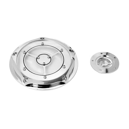 Tampa do motor CNC para Harley Touring Street Glide Softail Night Train Dyna 1999-2017 com 5 furos Derby Timing Timer