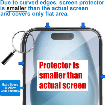 Película de Vidro Transparente Para iPhone 15 16 17 Pro Max Protetor de Tela Para iPhone 11 12 13 14 15 Pro Vidro Temperado iPhone13 Mini 16 Plus