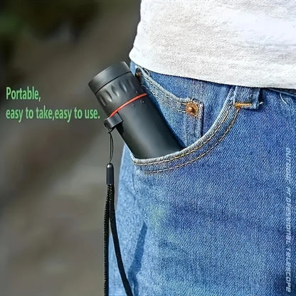 Telescópio Monocular 2000x25 HD Mini Portátil para Celular com Suporte Telescópios para Acampamento, Caça e Observação de Pássaros ao ar Livre