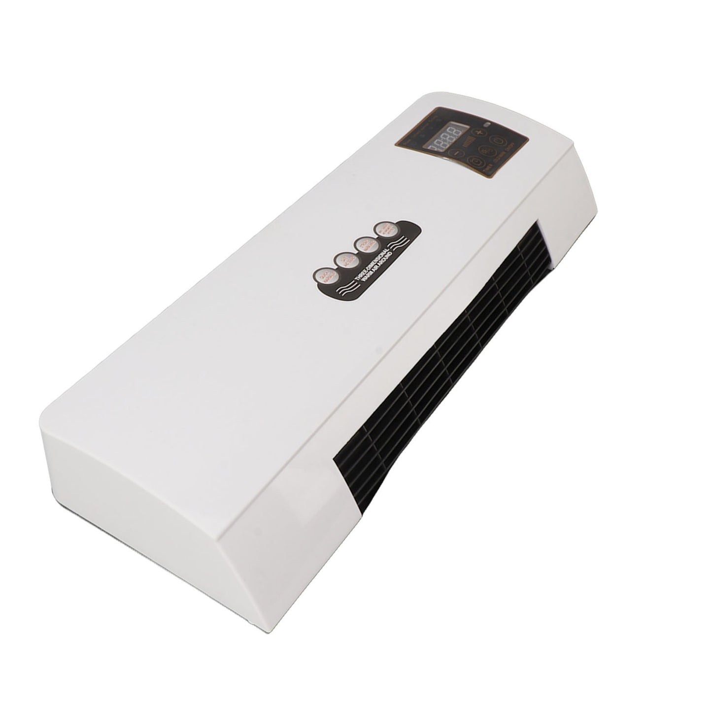 Ventilador Quente de Ar Condicionado de Parede, Controle Remoto de 10m, Aquecedor de Ar Condicionado de 1800W para Quarto
