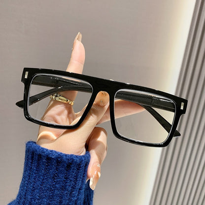 2/3PC New fashion large frame reading glasses trendy square frame rice nail middle-aged and elderly goggles reading glasses 2231