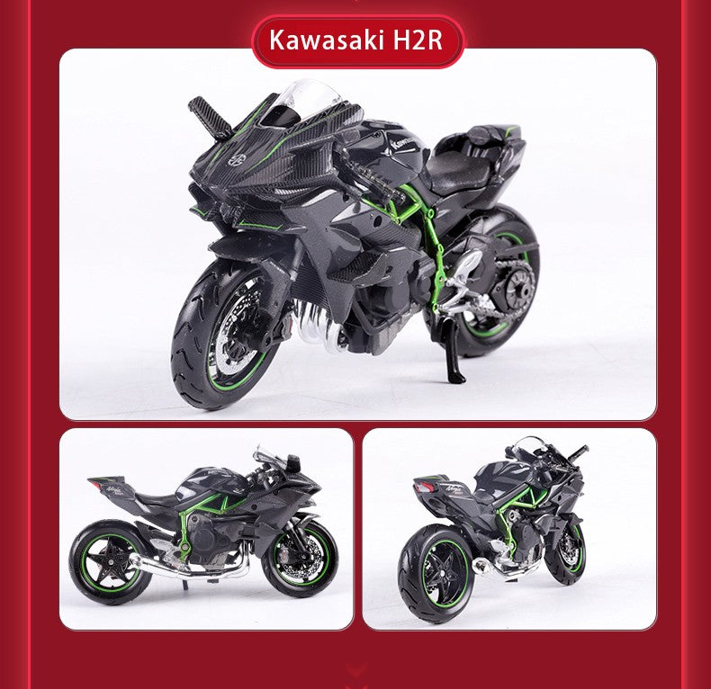Maisto 1:18 Ducati Panigle V4 S Diavel Kawasaki Ninja H2 R Brinquedos de Modelo de Motocicleta Colecionáveis Hobbies