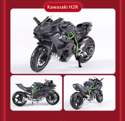 Maisto 1:18 Ducati Panigle V4 S Diavel Kawasaki Ninja H2 R Brinquedos de Modelo de Motocicleta Colecionáveis Hobbies