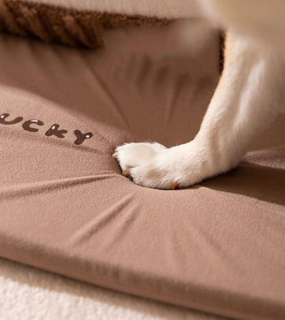 Casa de Cachorro de Inverno Casinha Quente para Cães Tapete Removível Lavável Cama Ninho para Cães Tenda para Sono Profundo para Cães de Porte Médio e Grande Suprimentos para Cães