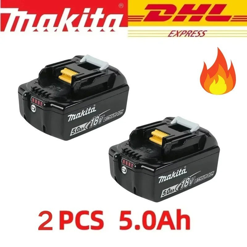 Bateria Recarregável Original Makita 18V 9Ah 6Ah 5Ah para Ferramentas Elétricas Makita Bateria de íons de lítio 18v de Substituição + carregador + furadeira elétrica