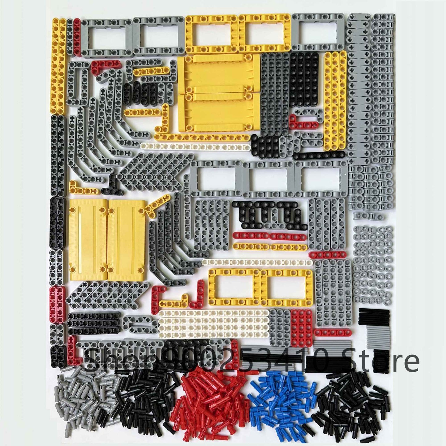 Blocos de Montar de Plástico de Alta Tecnologia, Pneus de Carro, Engrenagens, Eixos Transversais, Vigas, Peças DIY, Conjunto de Tecnologia MOC a Granel, Brinquedos