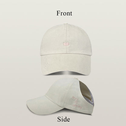 Fashion Kids Baseball Cap For Girls Boys Sun Hat Hollow Back Ponytail Caps Children Snapback Hip Hop Hats Adjustable Bones Caps