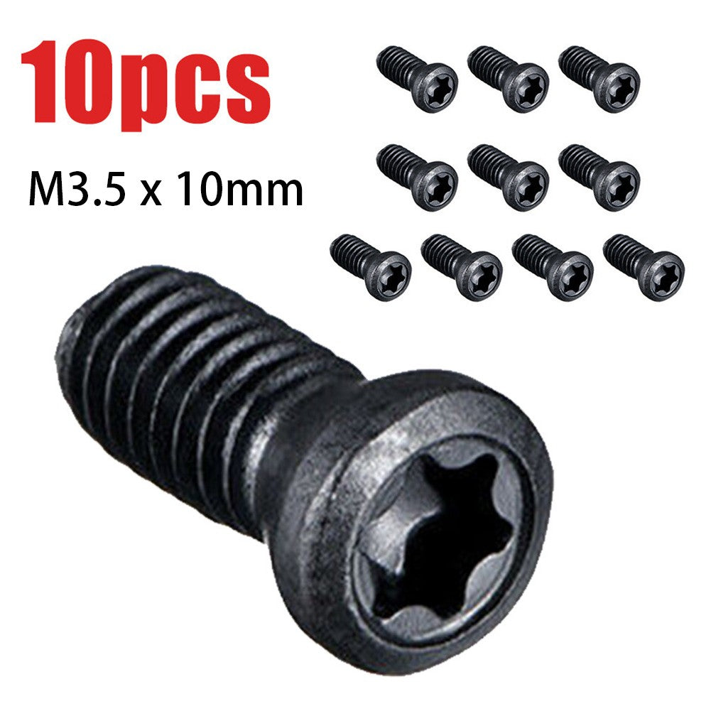 10 Peças Parafusos Torx M2.5 M3.5 Para Substituir Pastilhas de Metal Duro Ferramentas de Torno CNC Oficina Ferramentas Manuais Suprimentos