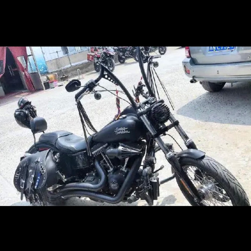 Motorcycle V&H Exhaust System Muffler Exhaust Pipe For Harley Dyna Street Bob Fat Bob Wide Glide Super Glide Low Rider 06-17