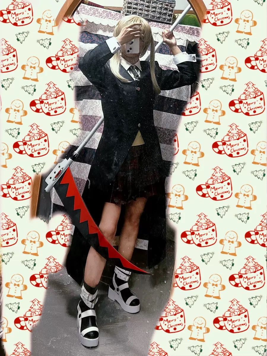Maka Albarn Cosplay Anime Soul Eater Costume Adult Women Skirt Gloves Uniform Suit Halloween Party Role Play Outfit Maka Cos wig