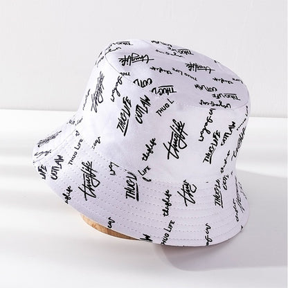 Bucket Hats For Men Women Korean Style Print Cap Panama Hat Sandbeach Sunhat Fishing Hat Fisherman Cap for Hip Hop Bob Gorro