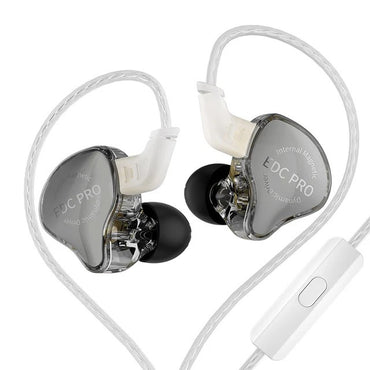 KZ EDC PRO IEM Earphones HIFI Bass In-ear Wired Headphones Dynamic Driver Monitor Earbuds with Detachable Audio Cable KZ EDX PRO