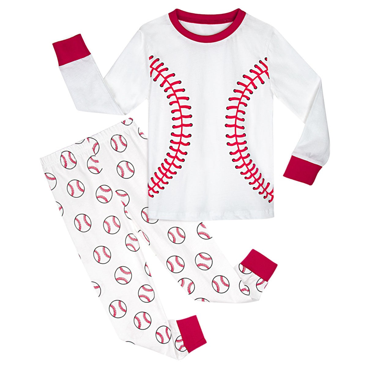 Kids Boys Football Pajamas Set Child Sport Theme Pyjamas Toddler Girls Rugby pijama Cotton Christmas PJS 2-14 Years