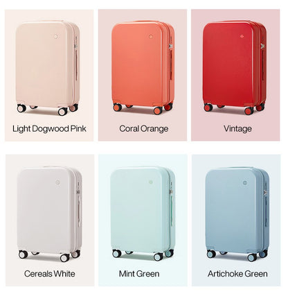 Mixi Puristic Design Travel Luggage Rolling Wheel Hardside Women Suitcase Men Trolley Case 16 20 Carry On/Big 22 24 26 28 Inch