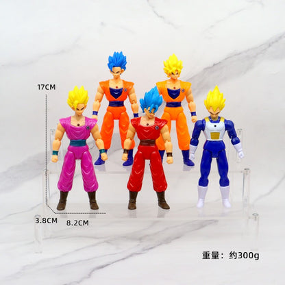 Dragon Ball Z Son Goku SSJ Battle Damage Legendary Super Saiyan Action Figure Model Toys Joint Movable Doll Christmas Present