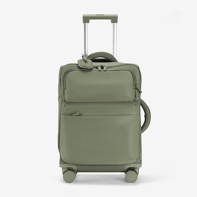 Mala de Viagem Ultra-leve de 20/24/28 polegadas, Grande Capacidade, Pano Oxford, À Prova D'água, Com Rodas, Caixa de Embarque, Senha, Bolsa de Viagem