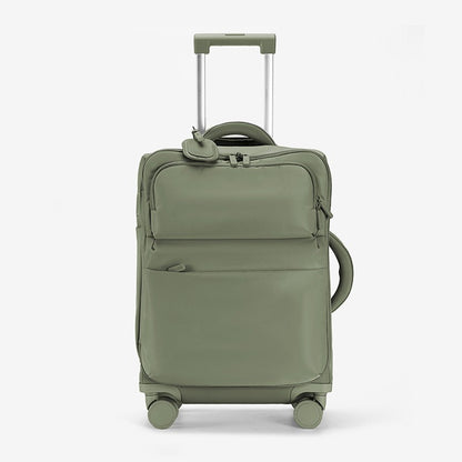 Mala de Viagem Ultra-leve de 20/24/28 polegadas, Grande Capacidade, Pano Oxford, À Prova D'água, Com Rodas, Caixa de Embarque, Senha, Bolsa de Viagem