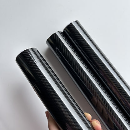 Adesivos de carro de fibra de carbono 6D de alto brilho em vinil, protetores, acessórios para capa de telefone, laptop e moto