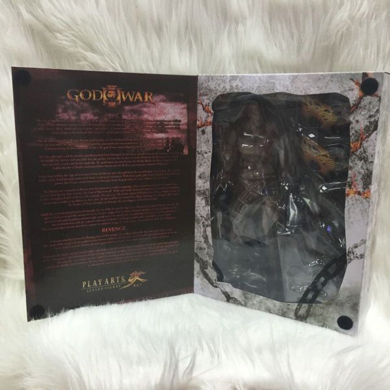 Play Arts Kai Boneco de Ação God of War Kratos Bonecos de Ação Modelo Colecionável Brinquedos Presentes Criativos Decoração de Quarto de Amigos Boneca