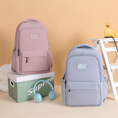 New Female Fashion Men High Capacity Waterproof College Backpack Trendy Women Laptop School Bags Cute Girl Travel Book Bag Cool