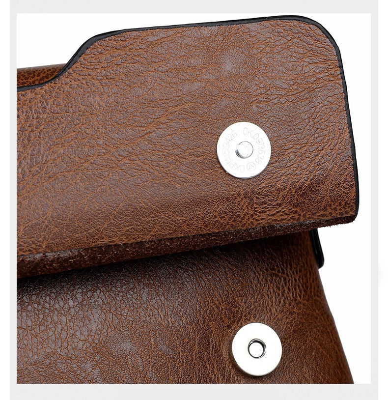 Luxury Brand Men Shoulder Bag For IPAD Leather Business Handbag Men Messenger Bag Large Side Sling Bag Fashion Man Crossbody Bag