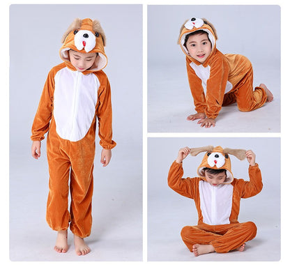 Chinese Zodiac Performance Costumes Children Animal Performance Costumes for Children Day Kindergarten Tiger Rabbit Monkey Dog