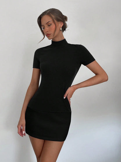 New Spring and Summer Workplace Commuter Office Woman Elite Style Contrast Color