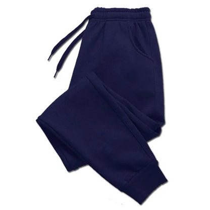 Calças de Moletom Masculinas/Femininas de Marca 2024 Outono Inverno para Treino, Corrida, Jogging, Calça de Moletom Casual Confortável, Calça de Agasalho Streetwear