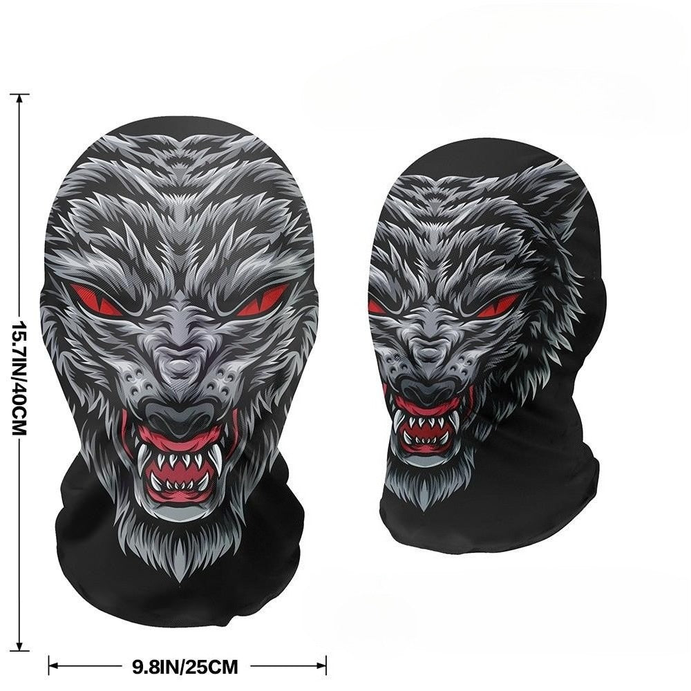 Skeleton Full Face Fashion Headgear, Breathable Mesh, Outdoor Riding, Holiday Disguise Headgear Mask