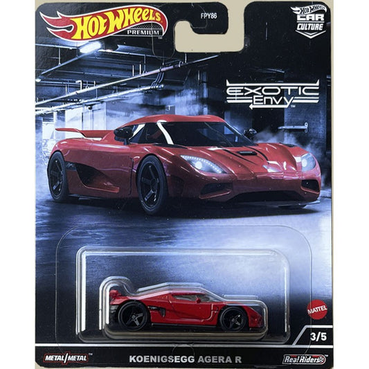 Genuine Hot Wheels Premium Car Culture Exotic Envy Set 2022 Alfa Romeo Mclaren Lamborghini 1/64 Model Scale Die-Cast Cars Toys