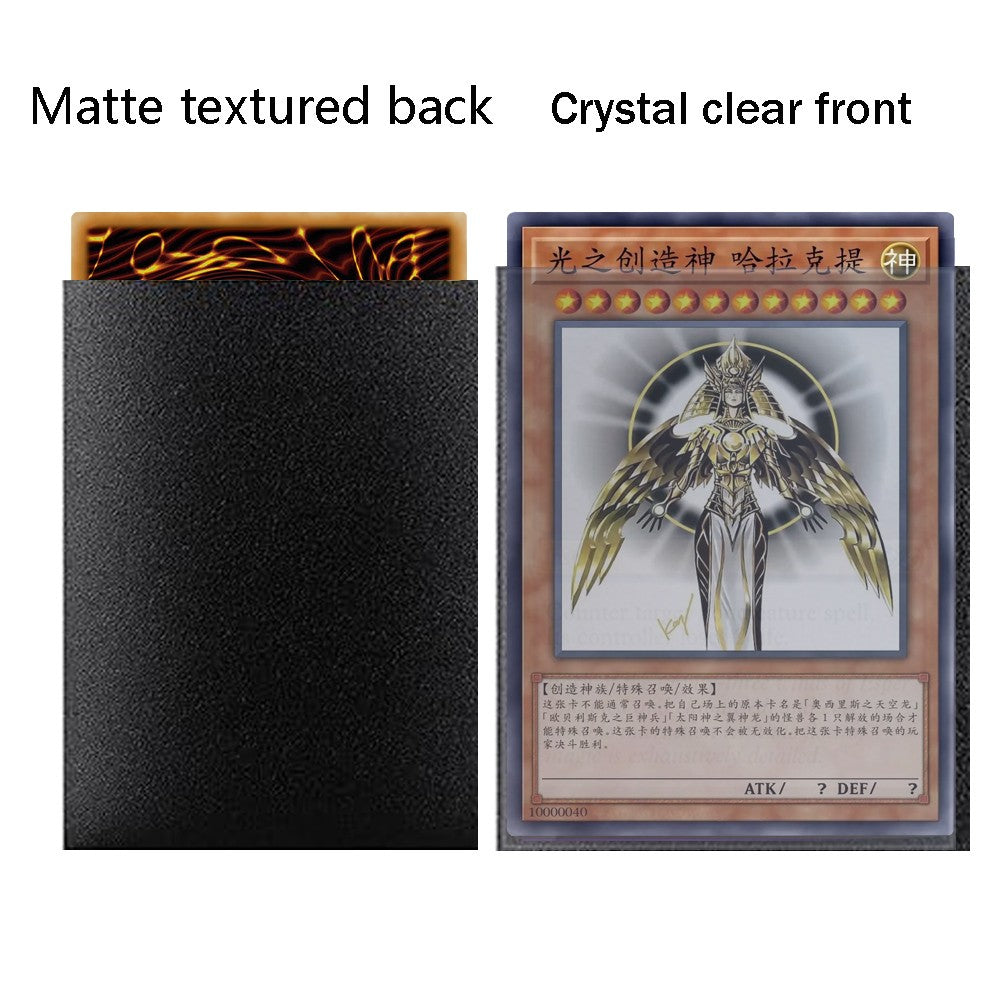 100 Unidades Protetores de Carta Tamanho Japonês 62×89mm para Cards de YGO Capa Fosca para Cartas Esportivas