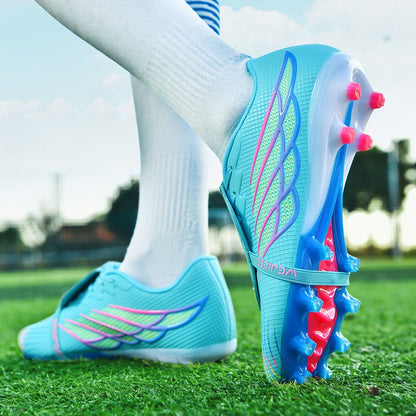 Football Cleats Men Ultralight Grass Soccer Shoes Men's Futsal Shoes Professional FG Football Shoes Men Training Match Sneakers