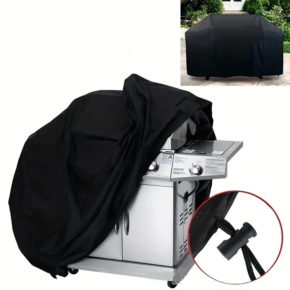 BBQ Grill Barbeque Cover  Anti-Dust Waterproof Weber Heavy Duty Charbroil BBQ Cover Outdoor Rain Protective Barbecue Cover