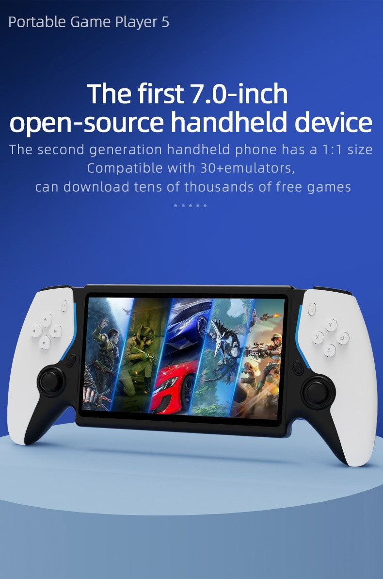 HC8000 Handheld Game Console Multiple Games 30+ Emulators 7.0 Inch Screen Portable Gaming Player Children's Toys Game Console